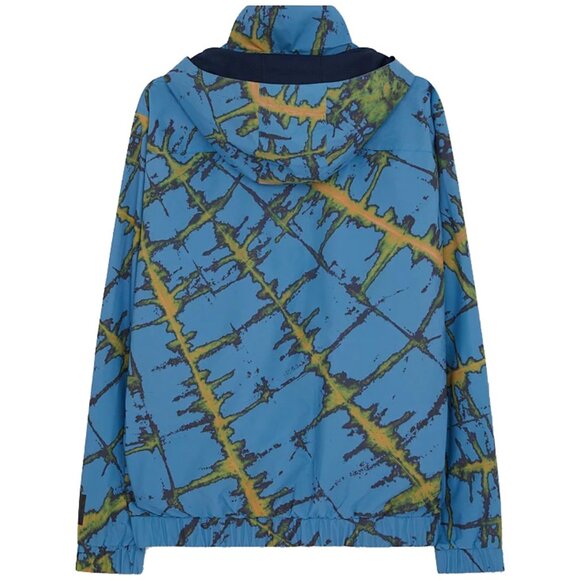NEW $475 Paul Smith Track Jacket Windbreaker! M Blue With Abstract Modern Design - Picture 2 of 6
